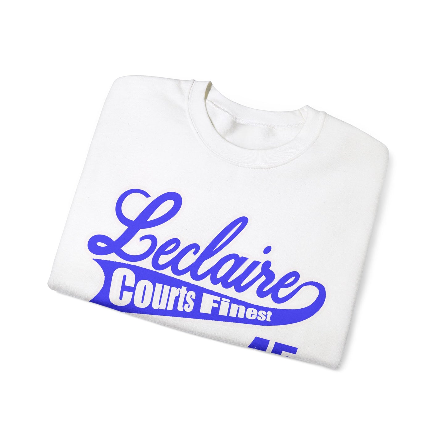 LECLAIRE COURTS FINEST CLASSIC SCRIPT SWEATSHIRT