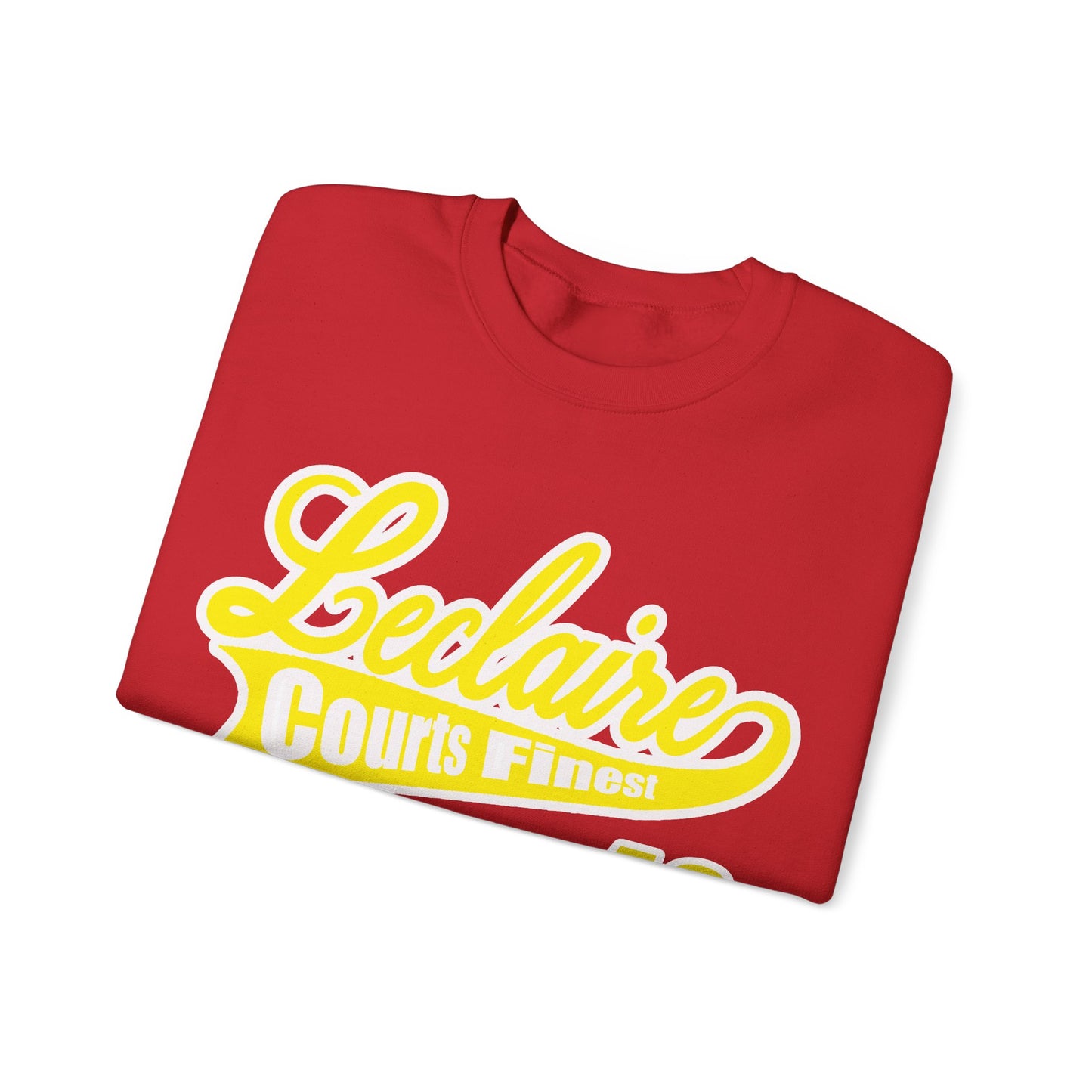 LECLAIRE COURTS FINEST CLASSIC SCRIPT SWEATSHIRT