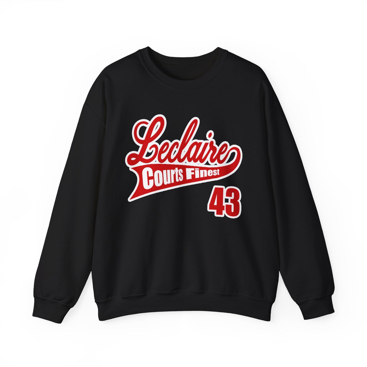 LECLAIRE COURTS FINEST CLASSIC SCRIPT SWEATSHIRT