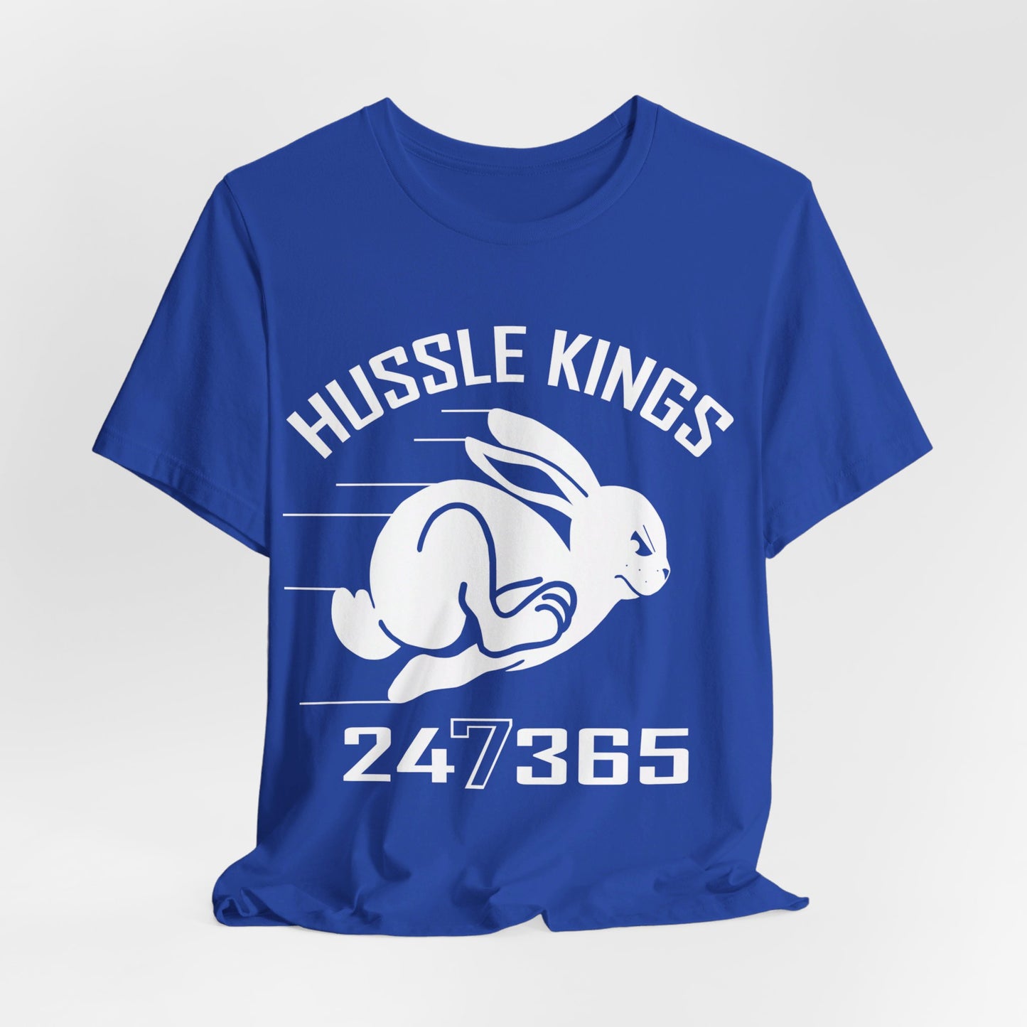 HUSSLE KINGS 24/365 LARGE MONOGRAM TEE