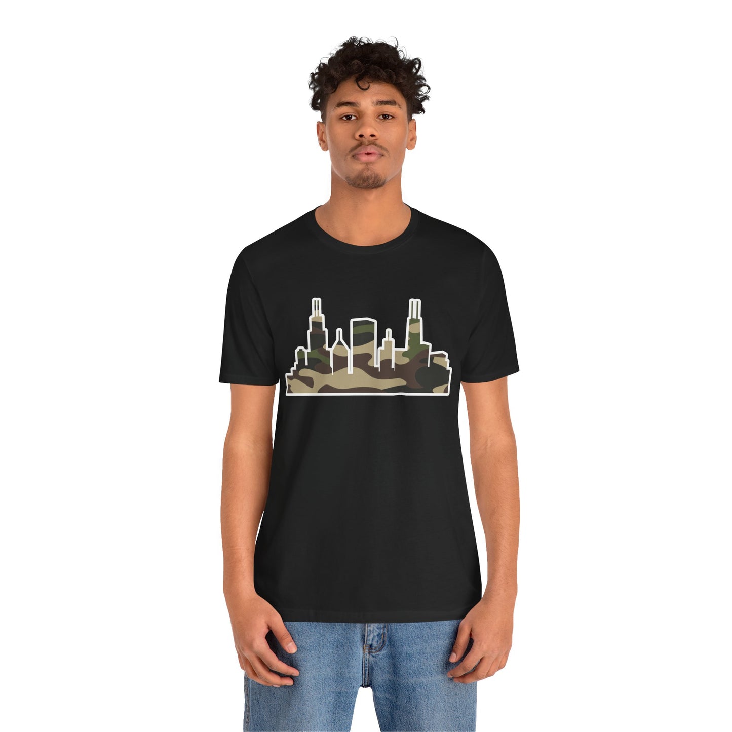 CHI KIDS CAMO-SKYLINE TEE