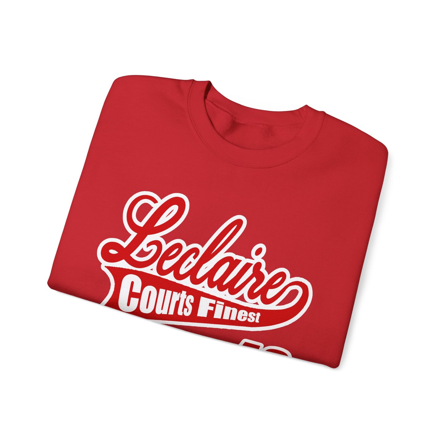 LECLAIRE COURTS FINEST CLASSIC SCRIPT SWEATSHIRT