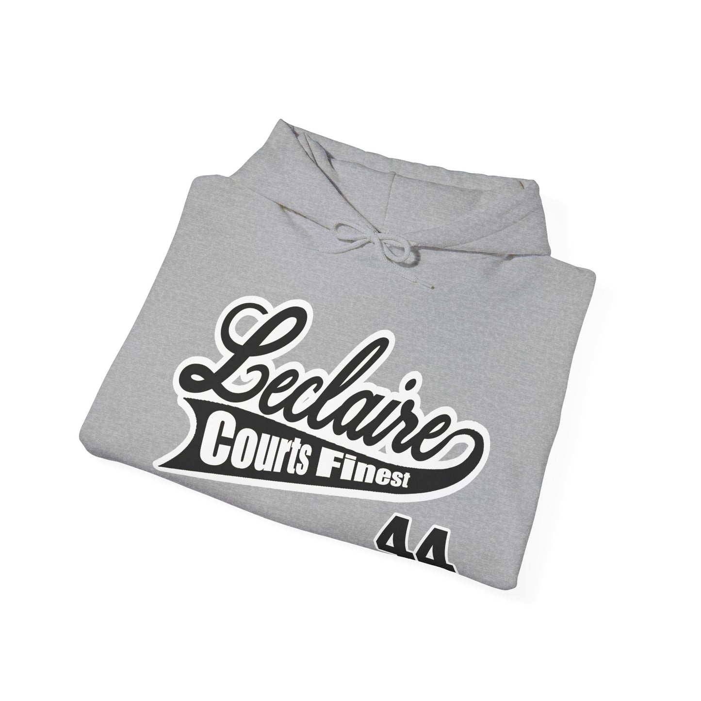 LECLAIRE COURTS FINEST CLASSIC SCRIPT HOODIE