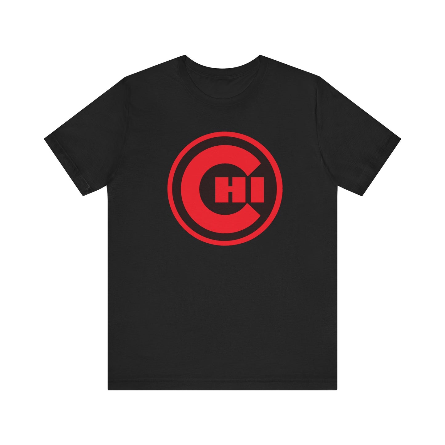 CHICAGO KIDS EMBLEM TEE - BLACK/RED