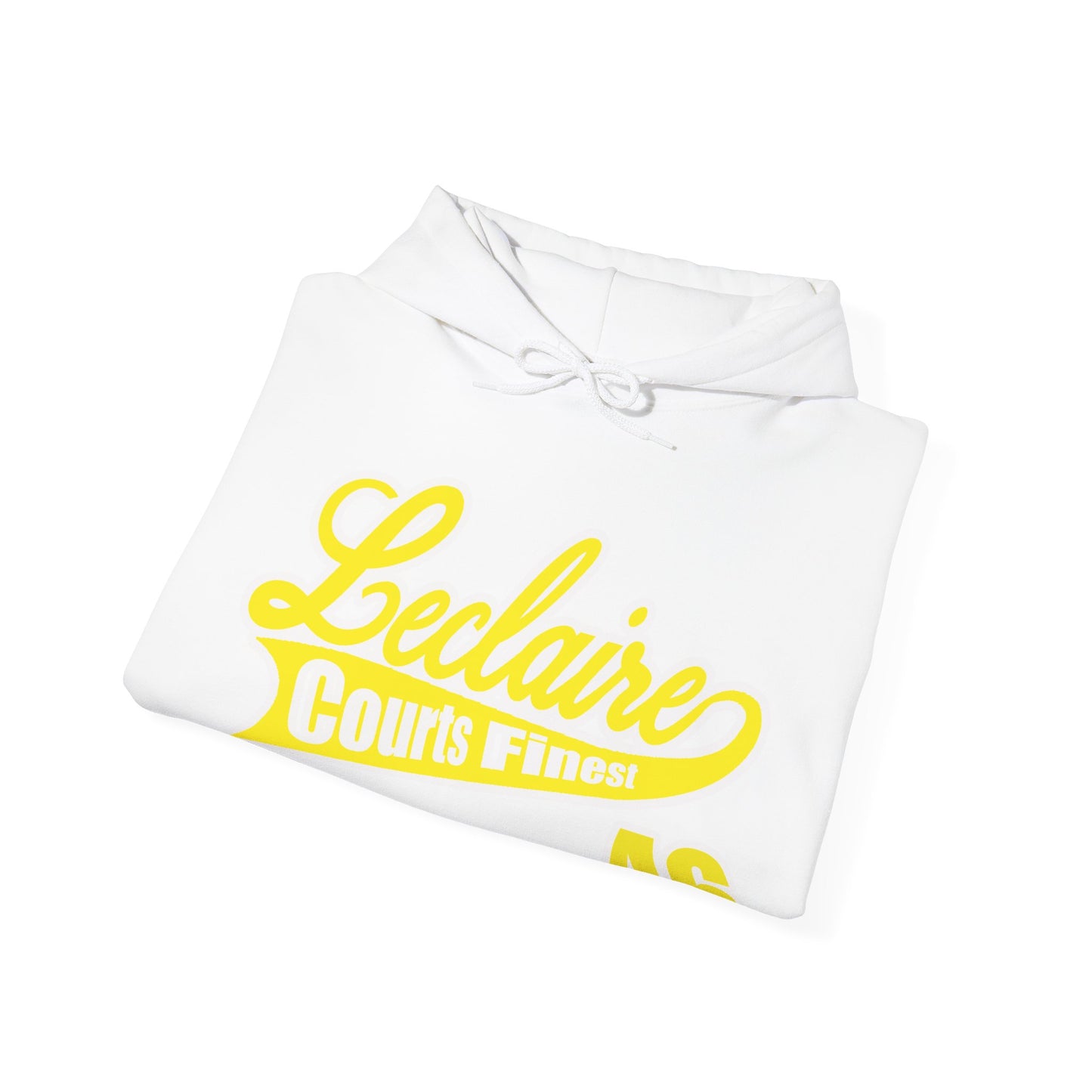 LECLAIRE COURTS FINEST CLASSIC SCRIPT HOODIE
