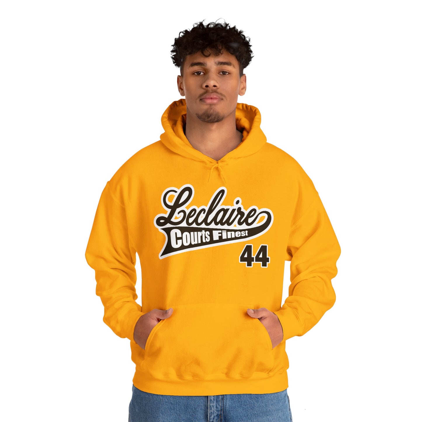LECLAIRE COURTS FINEST CLASSIC SCRIPT HOODIE