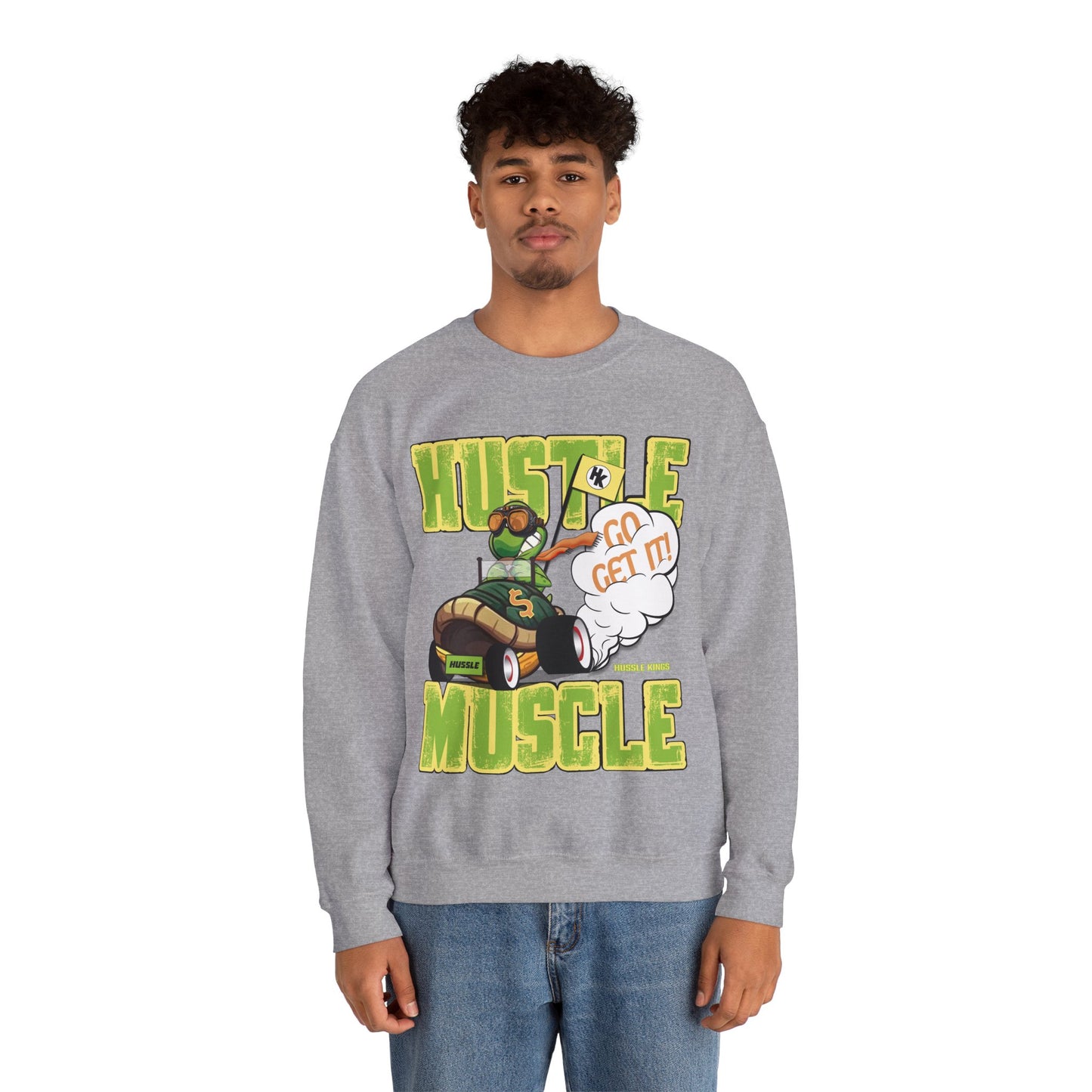 HUSSLE MUSCLE- THELONIOUS THE GO GETTER SWEATSHIRT