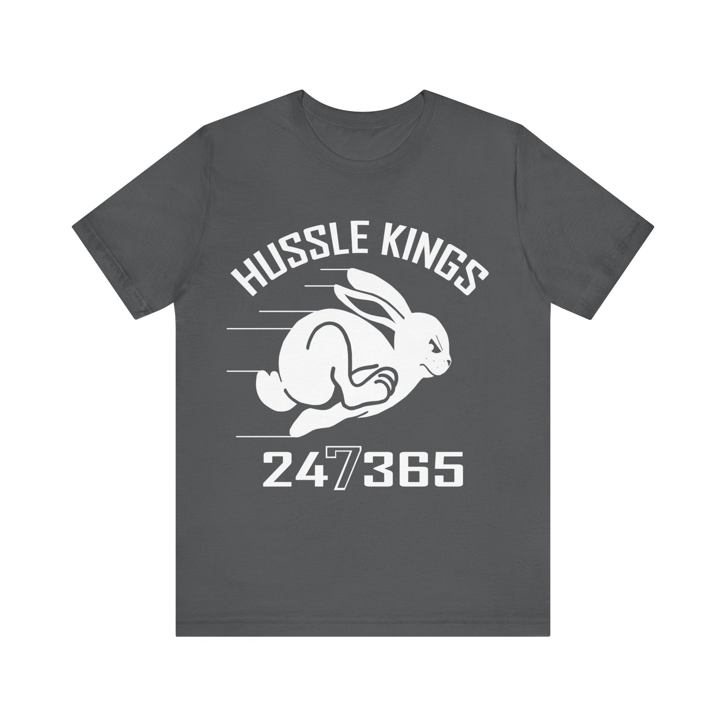 HUSSLE KINGS 24/365 LARGE MONOGRAM TEE
