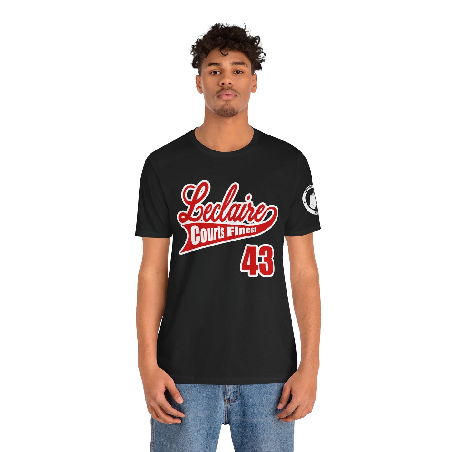 LeClaire Courts Finest Short Sleeve Tee - Casual Unisex T-Shirt for Sport Lovers