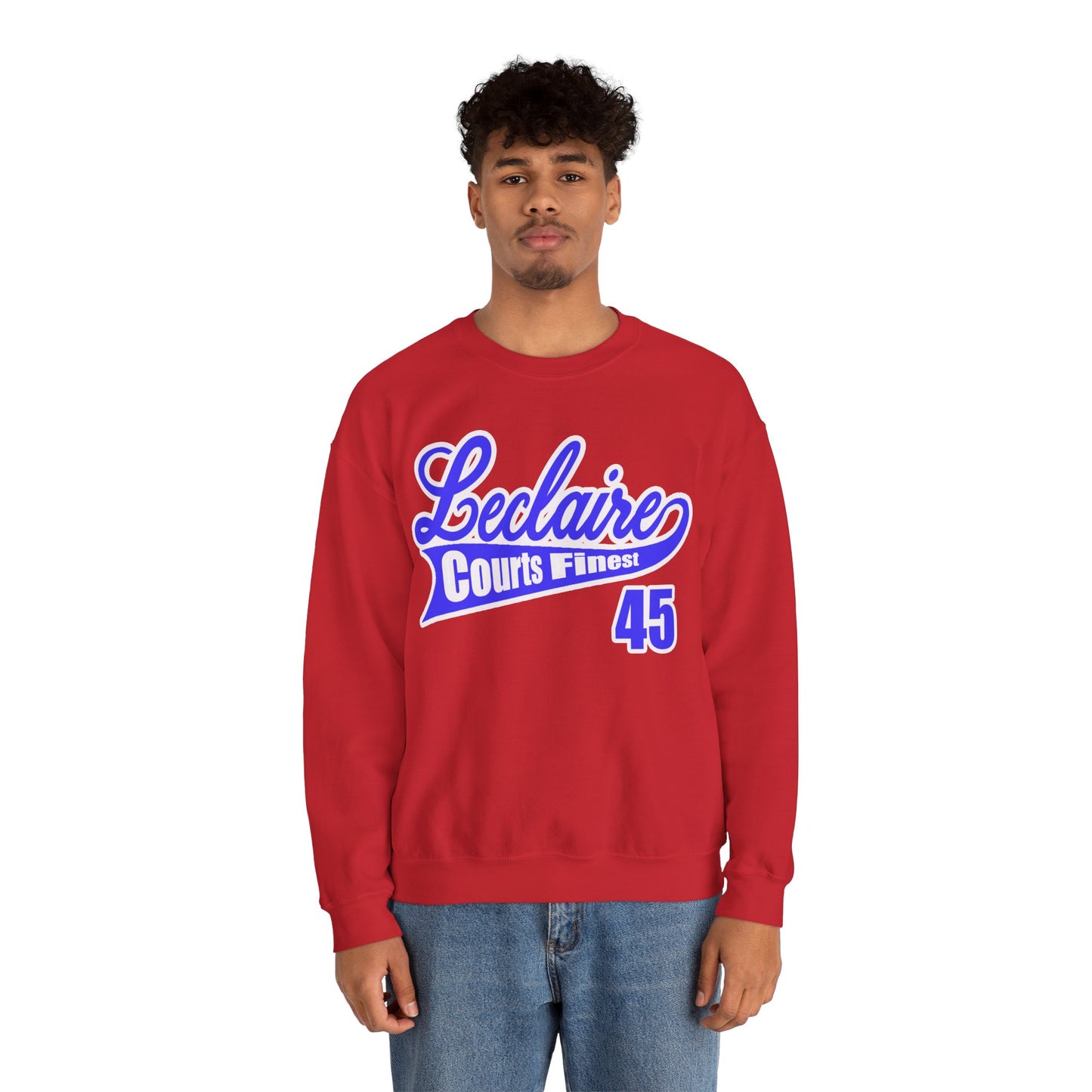 LECLAIRE COURTS FINEST CLASSIC SCRIPT SWEATSHIRT