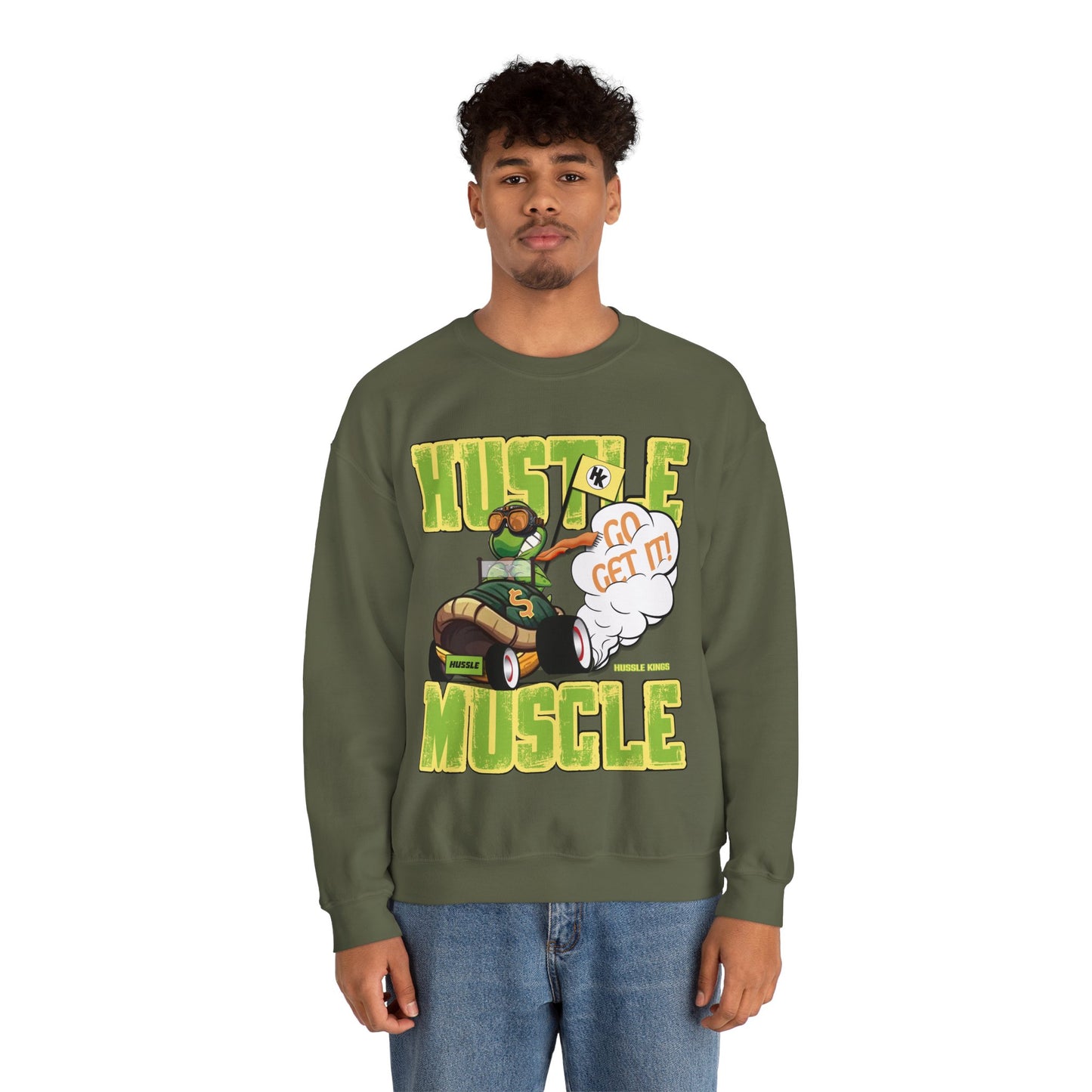 HUSSLE MUSCLE- THELONIOUS THE GO GETTER SWEATSHIRT