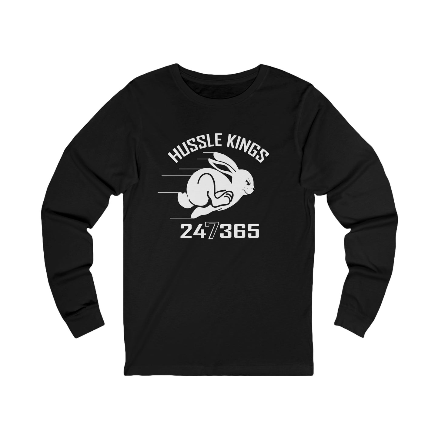 HUSSLE KINGS 24/7/365 MONOGRAM LONG SLEEVE