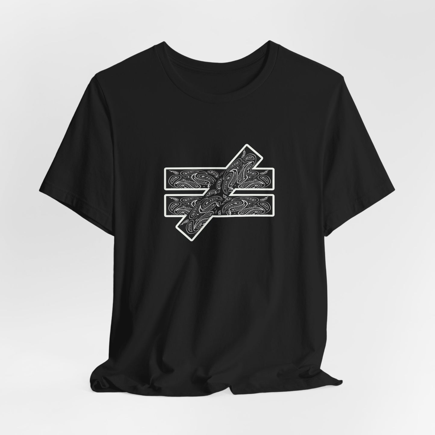 Unisex Graphic Tee - BLACK BANDANA LOGO