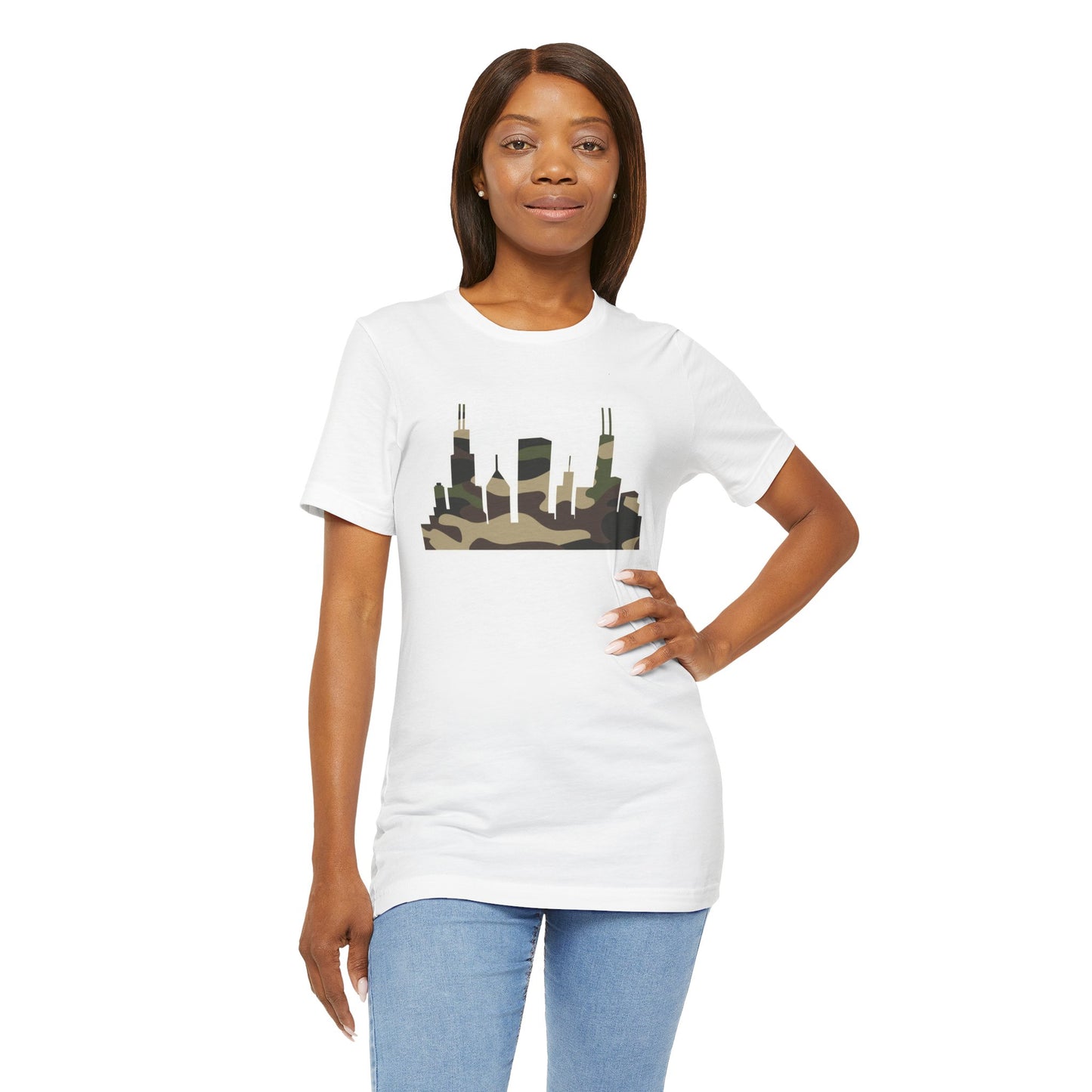 CHI KIDS CAMO-SKYLINE TEE