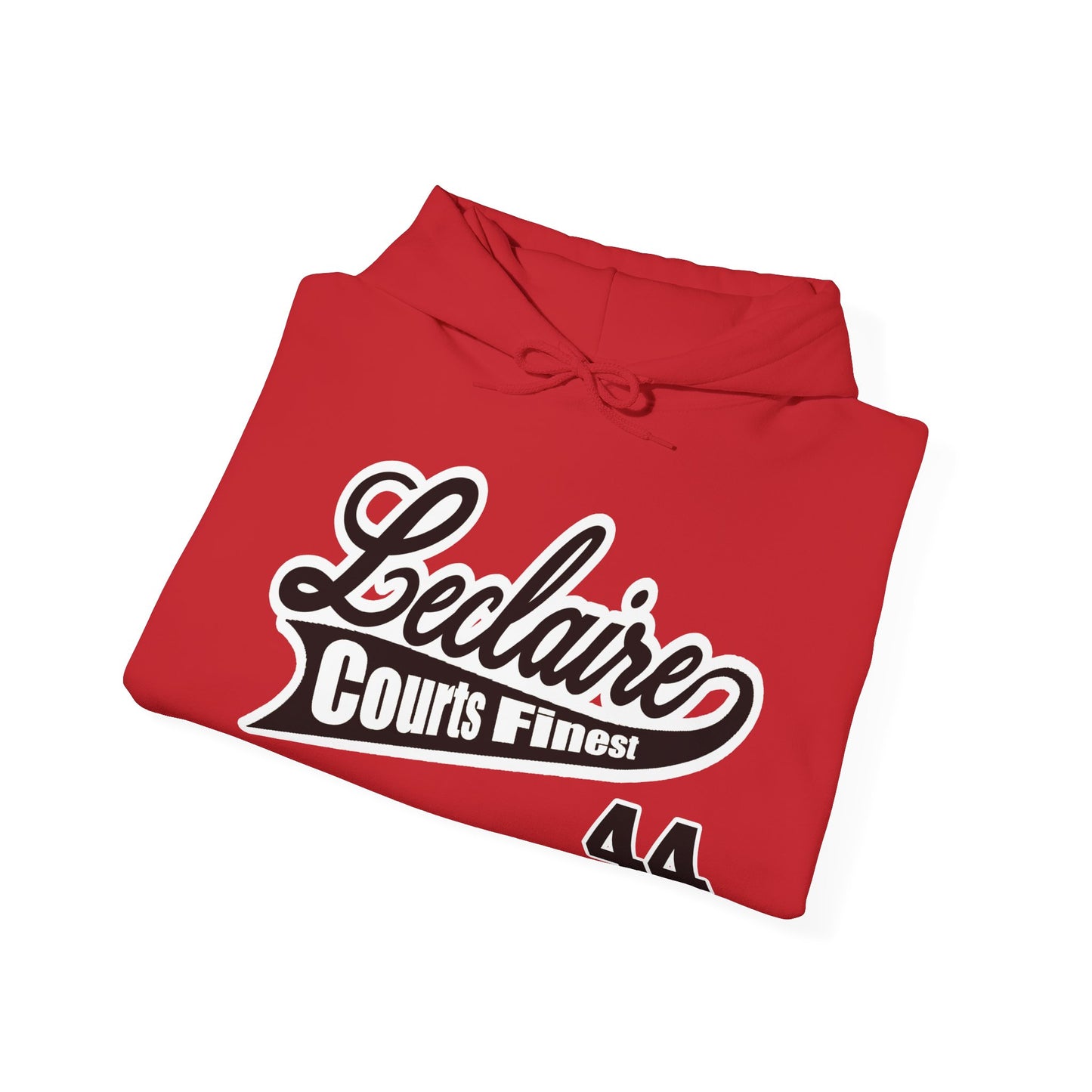 LECLAIRE COURTS FINEST CLASSIC SCRIPT HOODIE