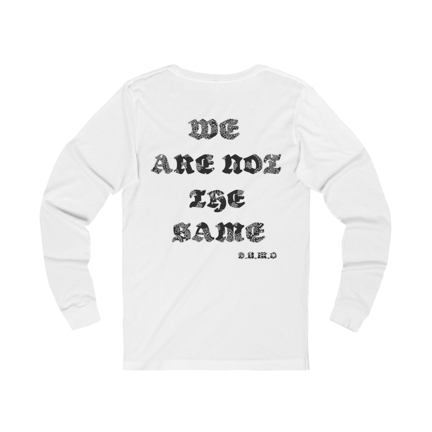 WE ARE NOT THE SAME - BLACK BANDANA LOGO LONG SLEEVE
