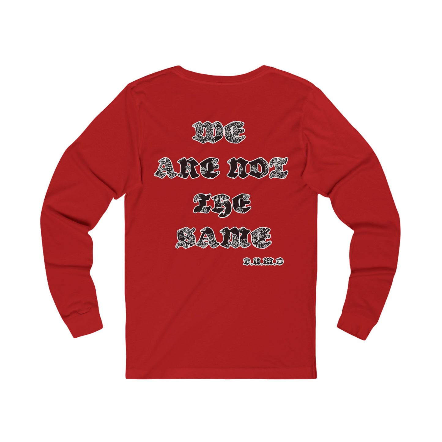 WE ARE NOT THE SAME - BLACK BANDANA LOGO LONG SLEEVE