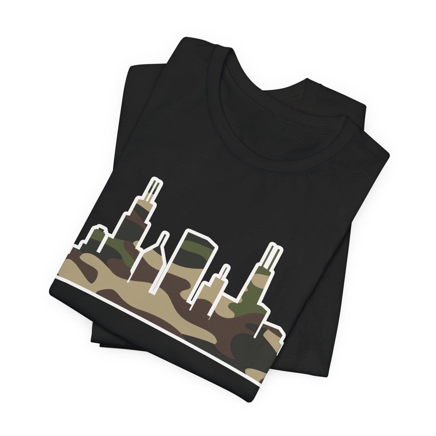 CHI KIDS CAMO-SKYLINE TEE