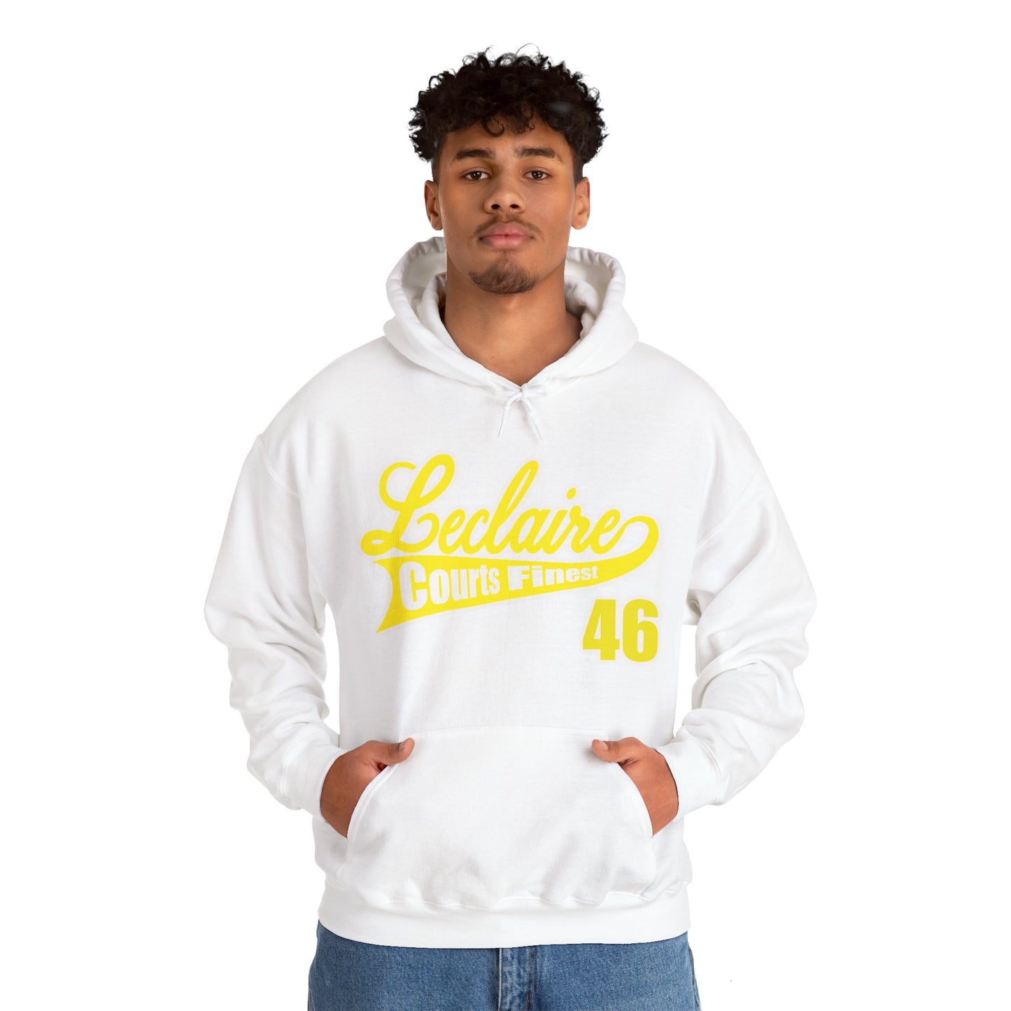 LECLAIRE COURTS FINEST CLASSIC SCRIPT HOODIE