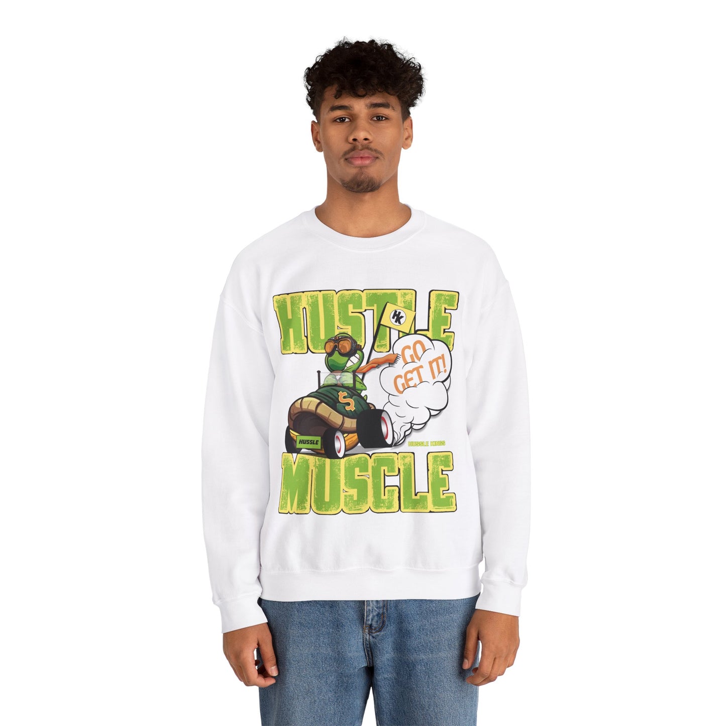 HUSSLE MUSCLE- THELONIOUS THE GO GETTER SWEATSHIRT