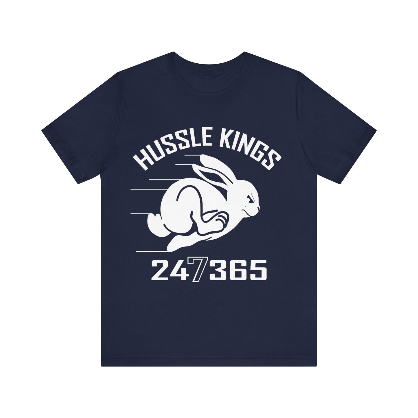 HUSSLE KINGS 24/365 LARGE MONOGRAM TEE