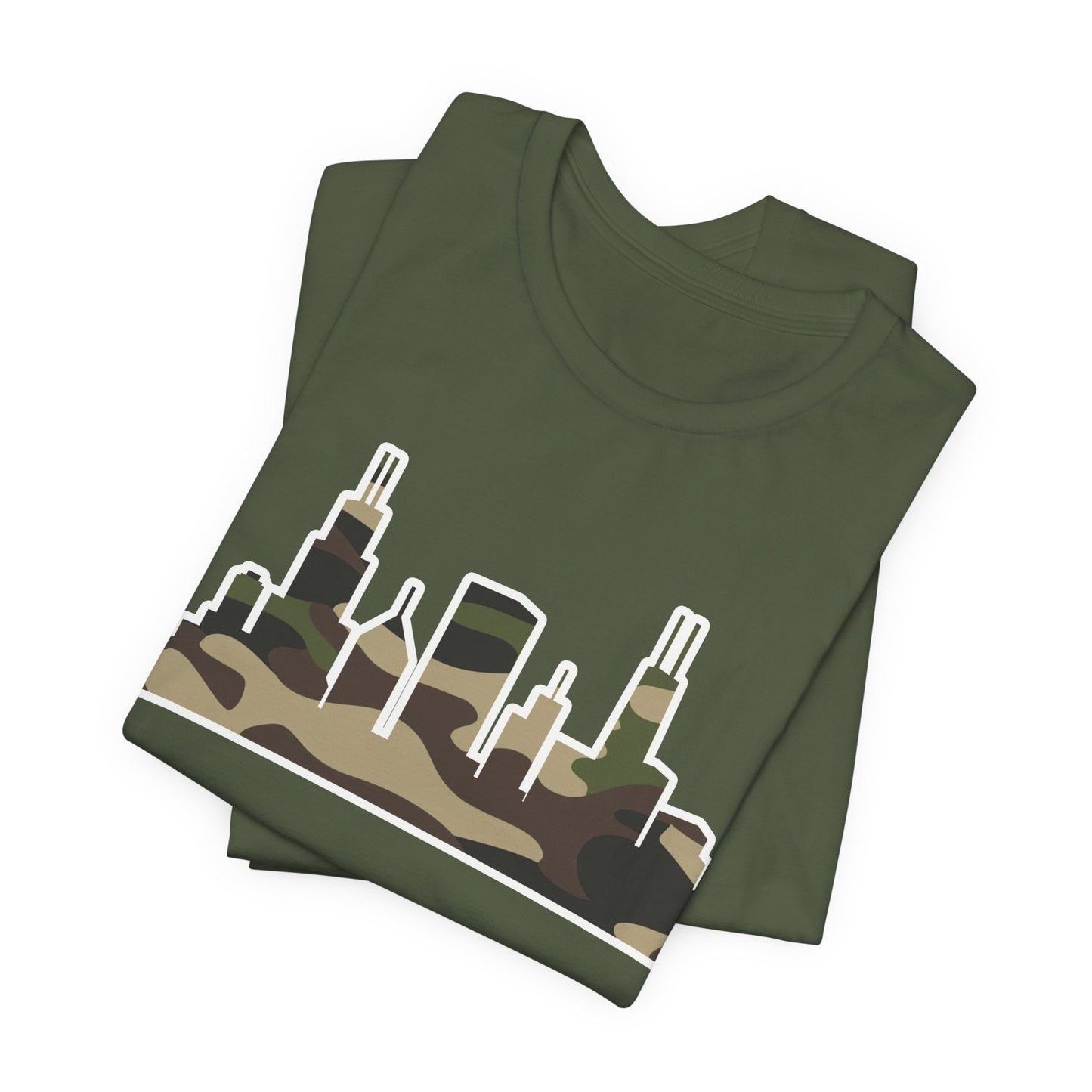 CHI KIDS CAMO-SKYLINE TEE