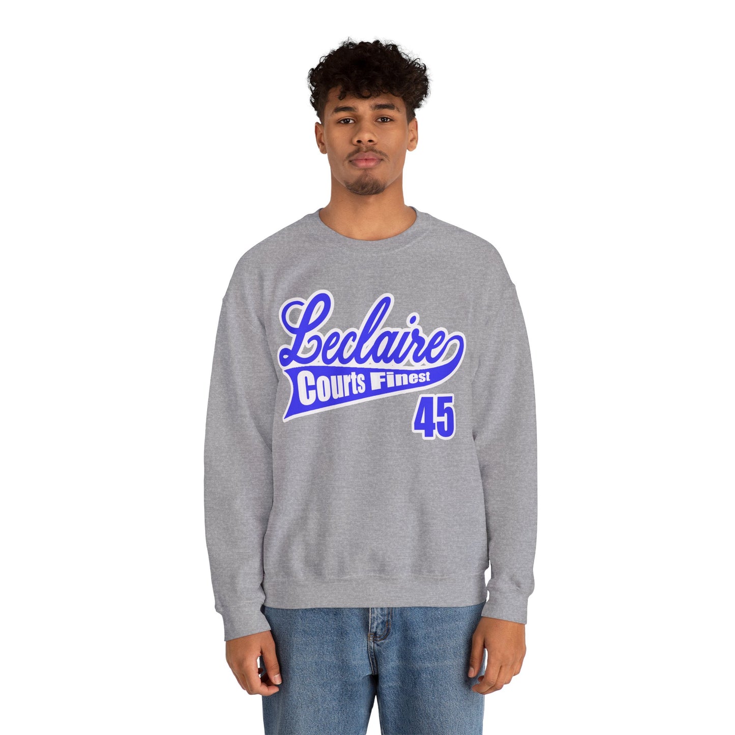 LECLAIRE COURTS FINEST CLASSIC SCRIPT SWEATSHIRT