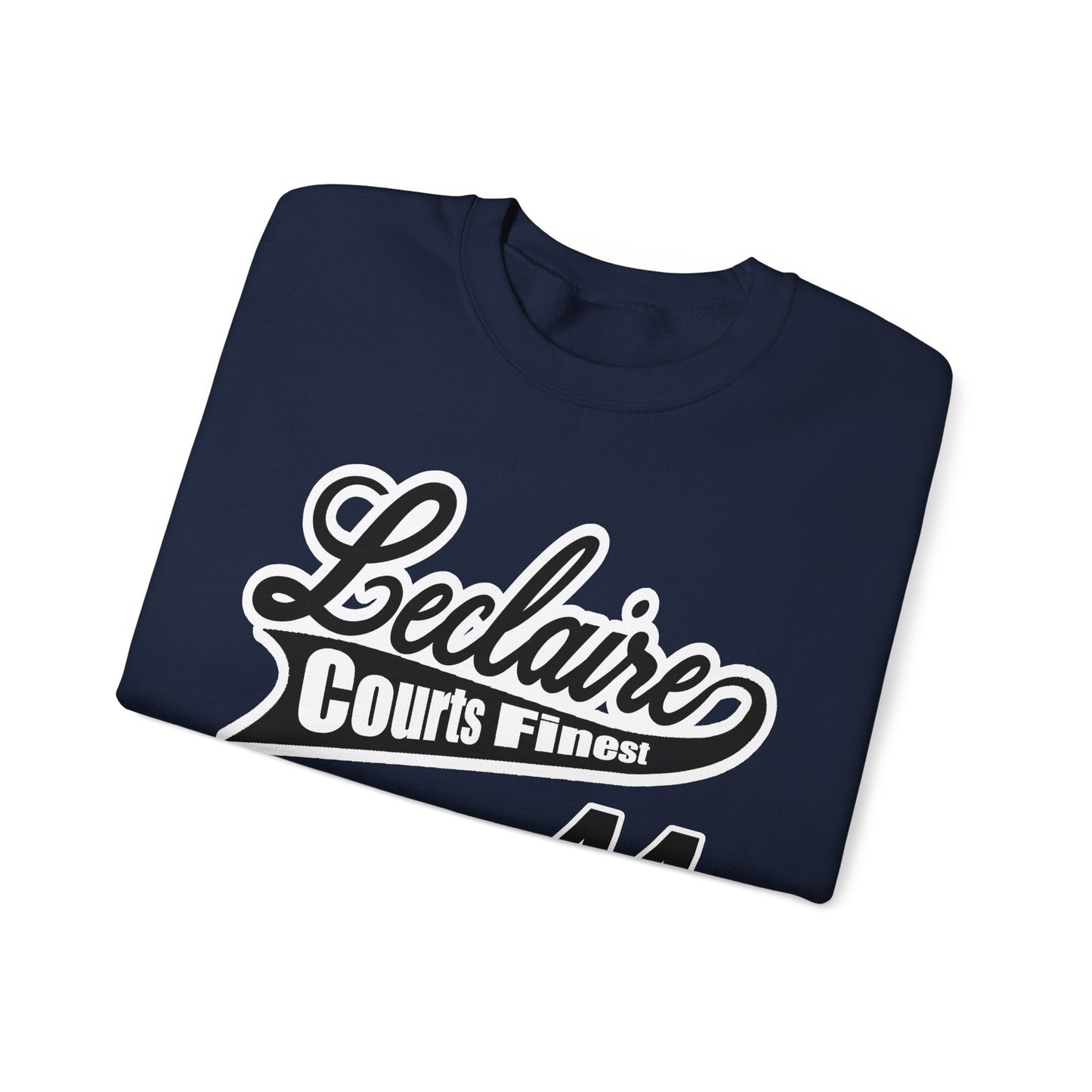 LECLAIRE COURTS FINEST CLASSIC SCRIPT SWEATSHIRT