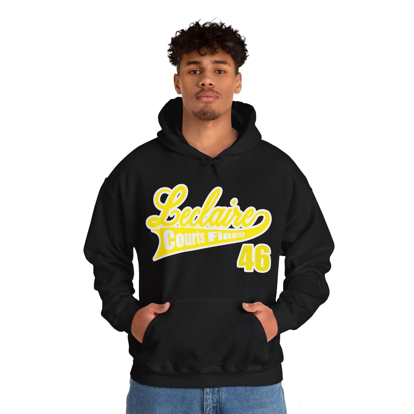 LECLAIRE COURTS FINEST CLASSIC SCRIPT HOODIE