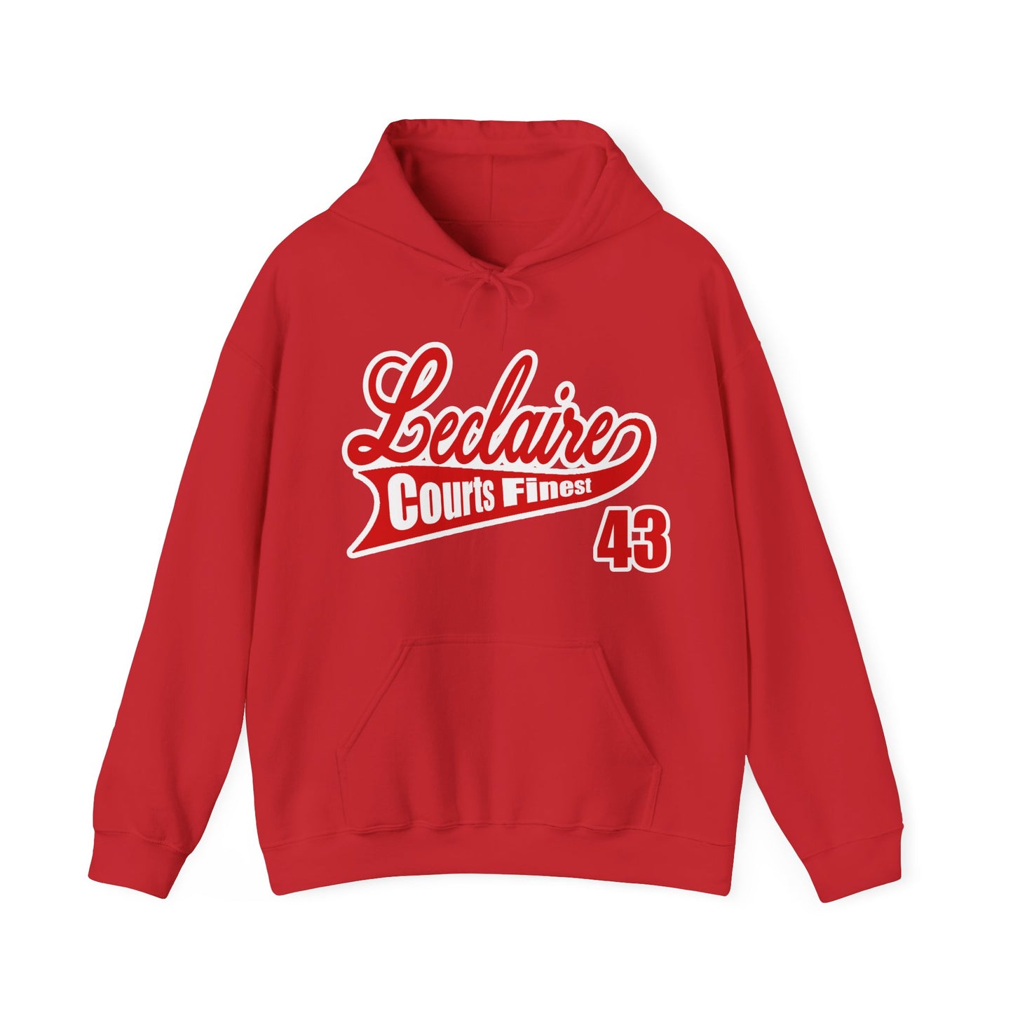 LECLAIRE COURTS FINEST CLASSIC SCRIPT HOODIE