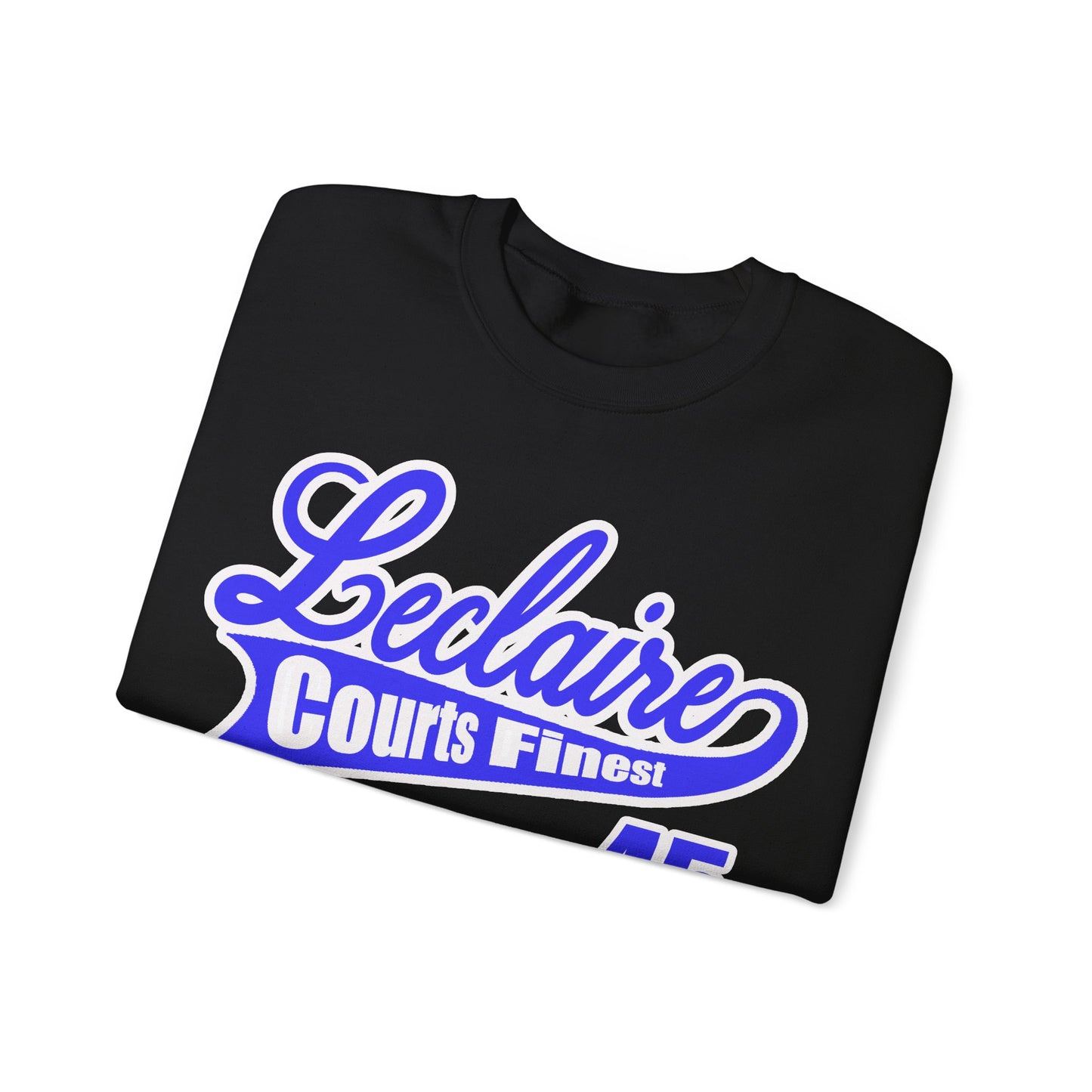 LECLAIRE COURTS FINEST CLASSIC SCRIPT SWEATSHIRT