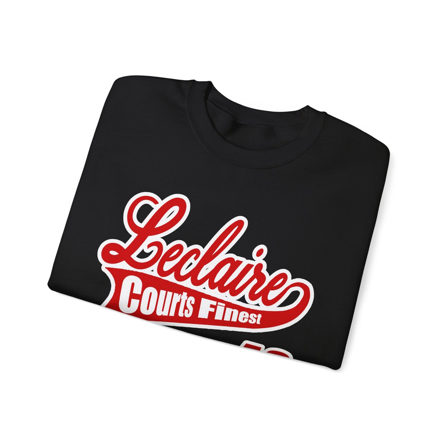 LECLAIRE COURTS FINEST CLASSIC SCRIPT SWEATSHIRT
