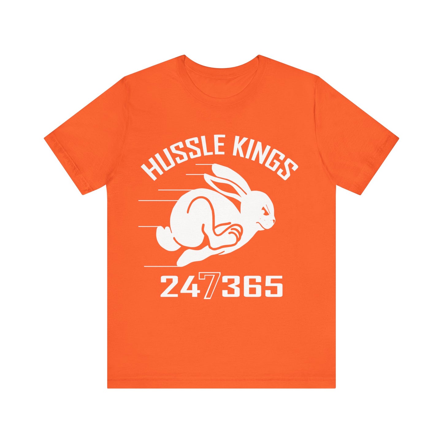 HUSSLE KINGS 24/365 LARGE MONOGRAM TEE