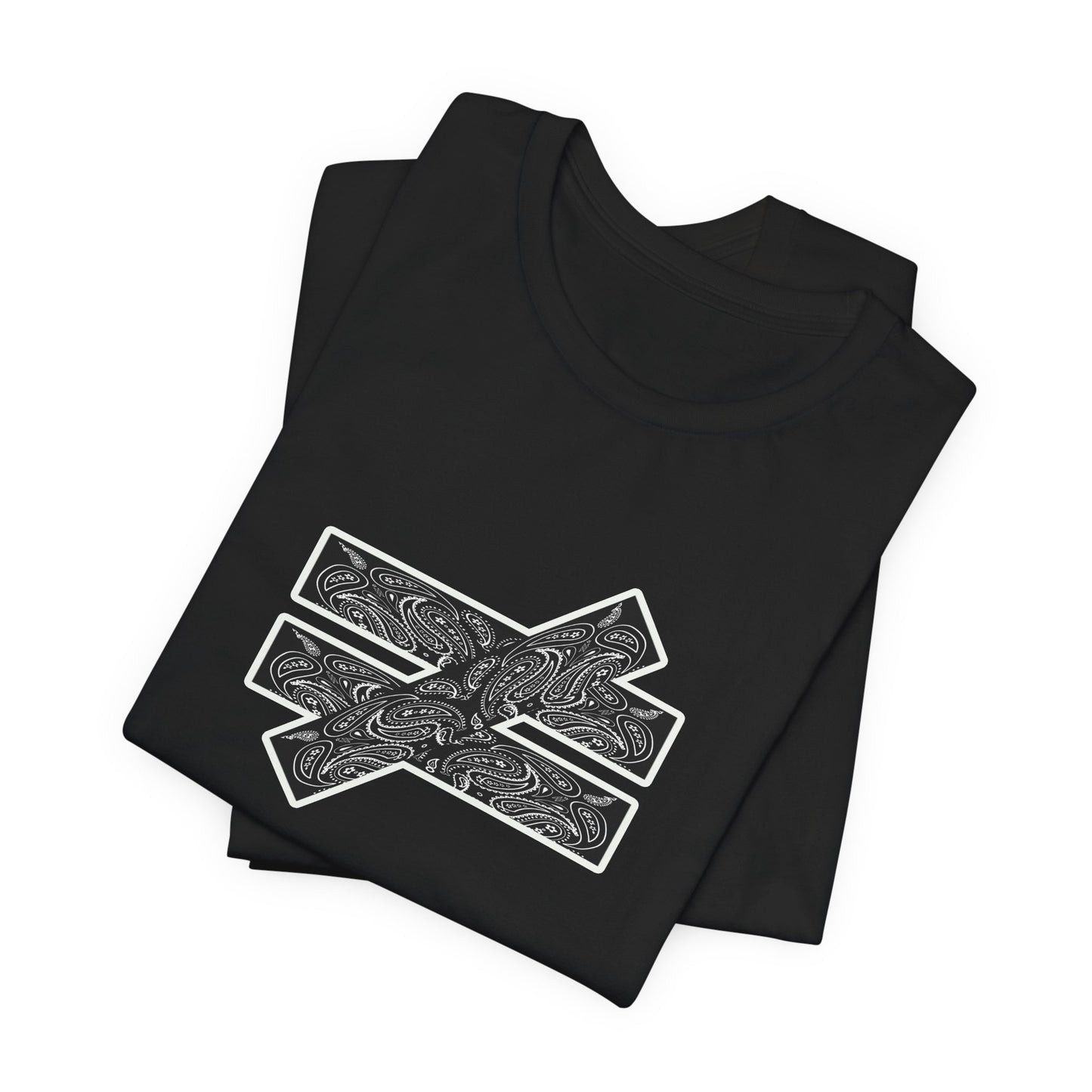 Unisex Graphic Tee - BLACK BANDANA LOGO