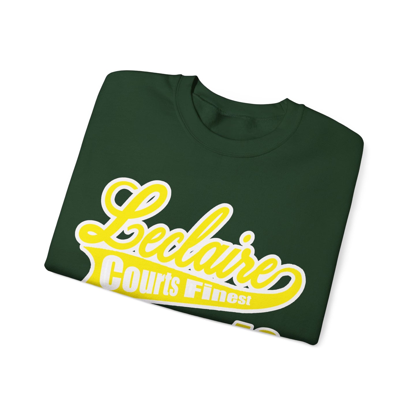 LECLAIRE COURTS FINEST CLASSIC SCRIPT SWEATSHIRT