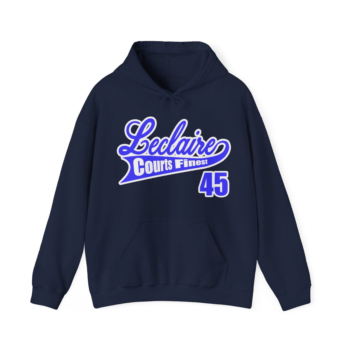 LECLAIRE COURTS FINEST CLASSIC SCRIPT HOODIE