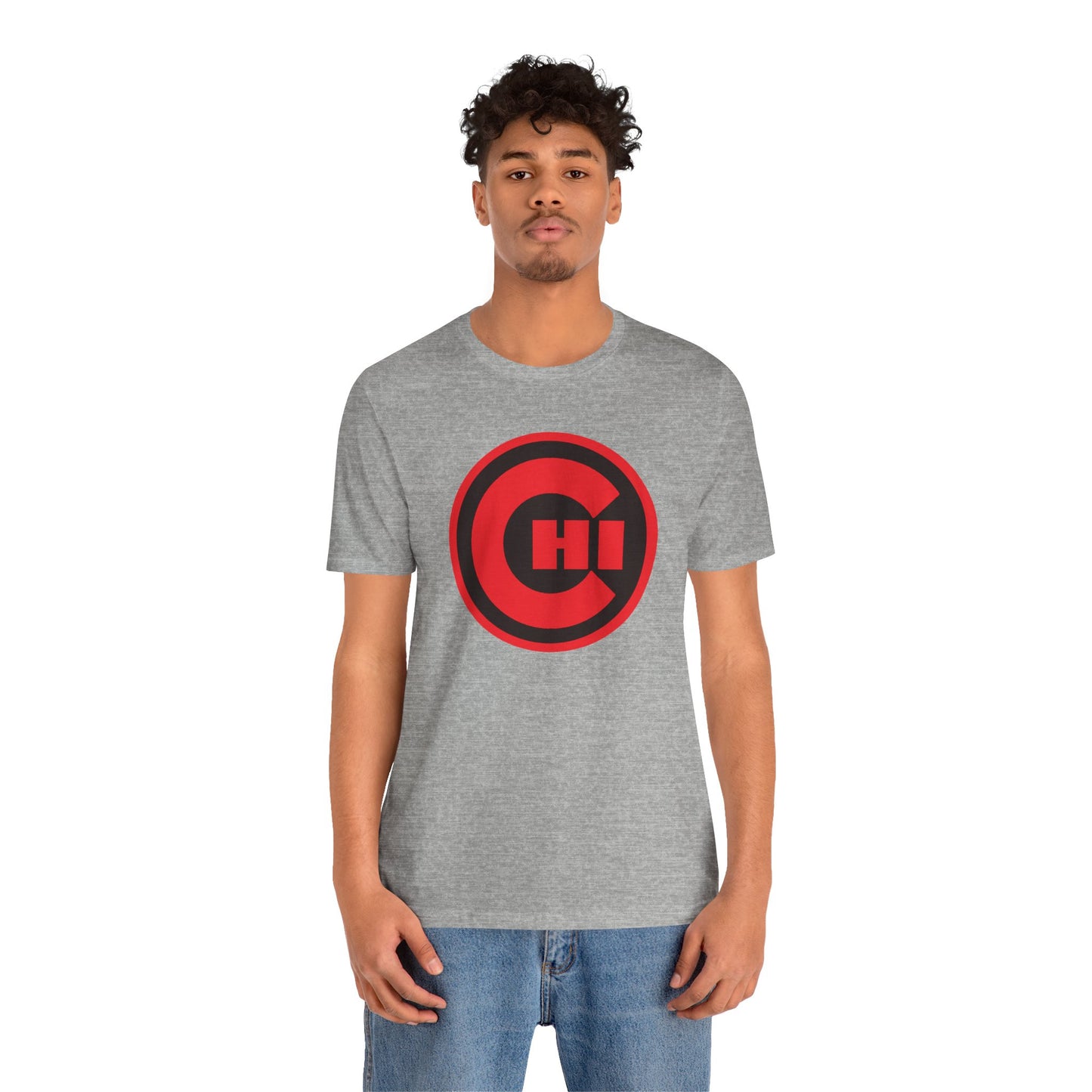 CHICAGO KIDS EMBLEM TEE - BLACK/RED