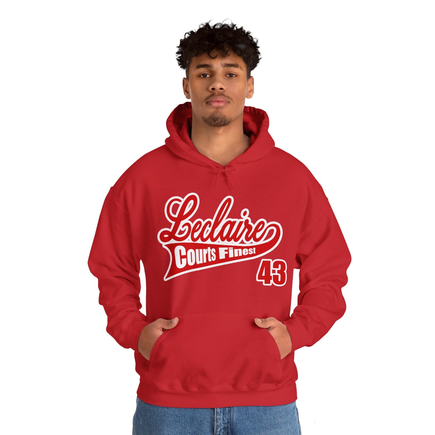 LECLAIRE COURTS FINEST CLASSIC SCRIPT HOODIE