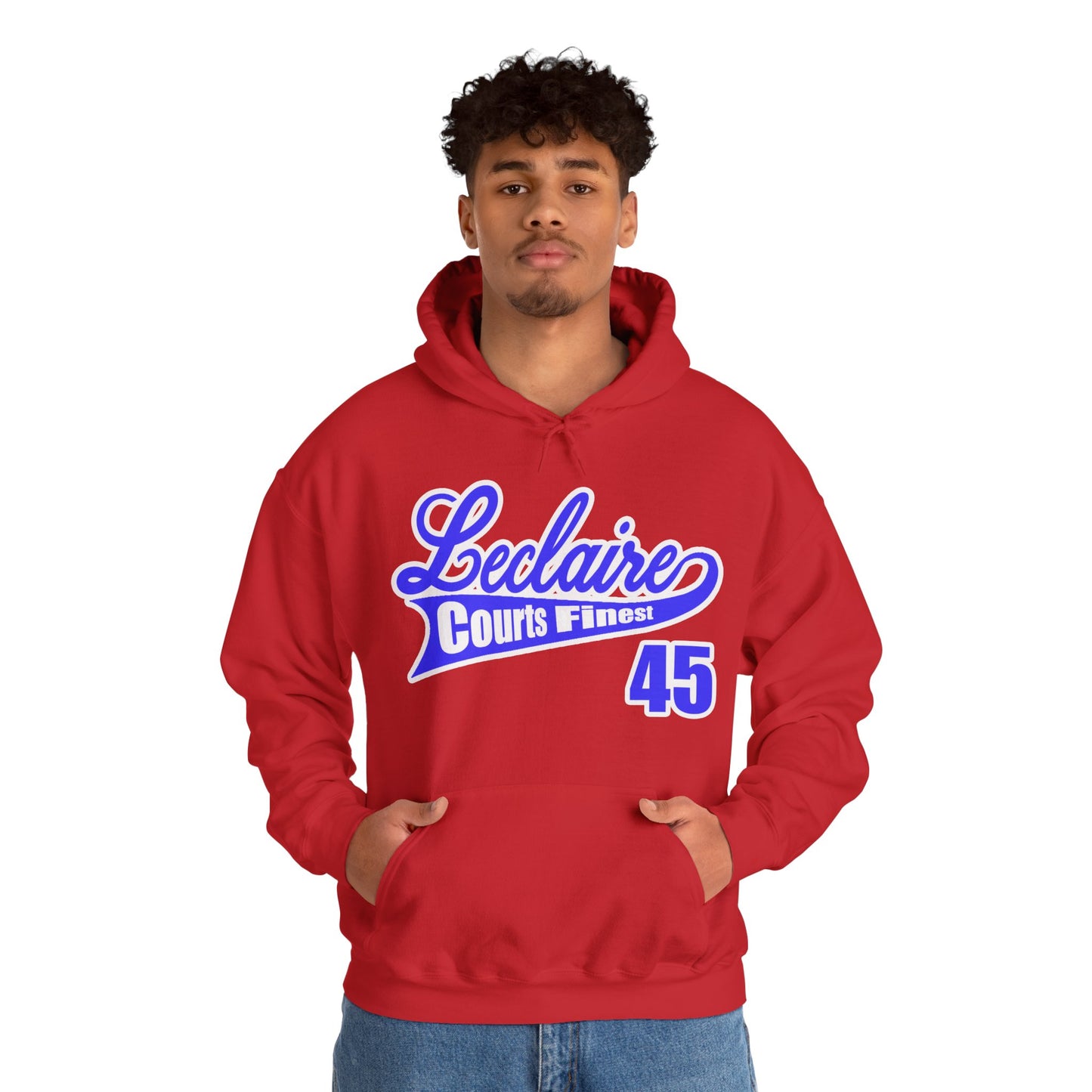 LECLAIRE COURTS FINEST CLASSIC SCRIPT HOODIE