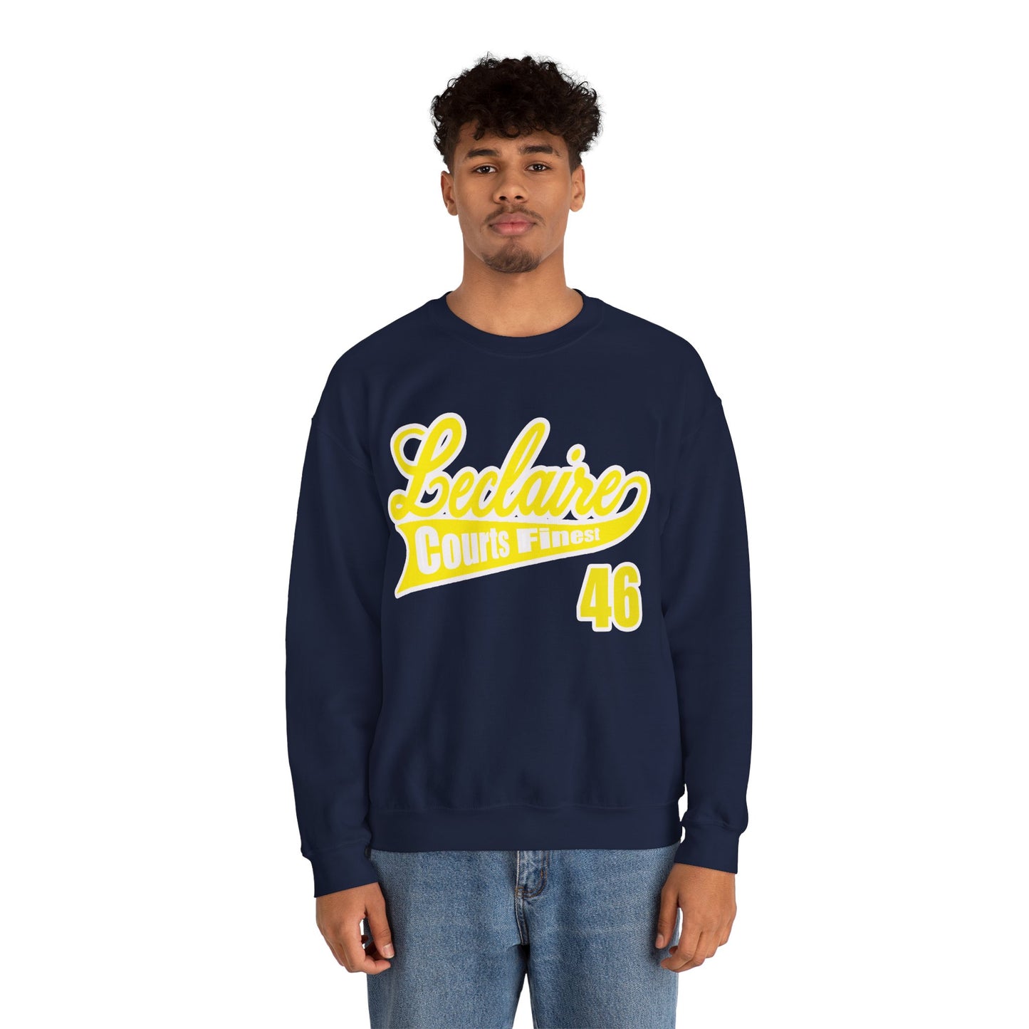 LECLAIRE COURTS FINEST CLASSIC SCRIPT SWEATSHIRT