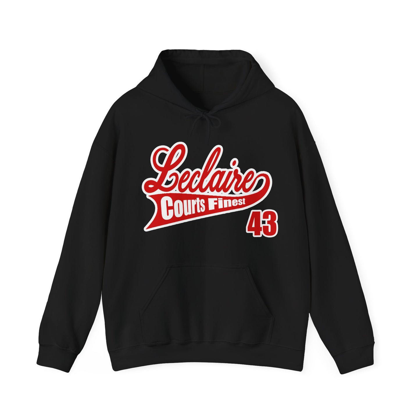 LECLAIRE COURTS FINEST CLASSIC SCRIPT HOODIE
