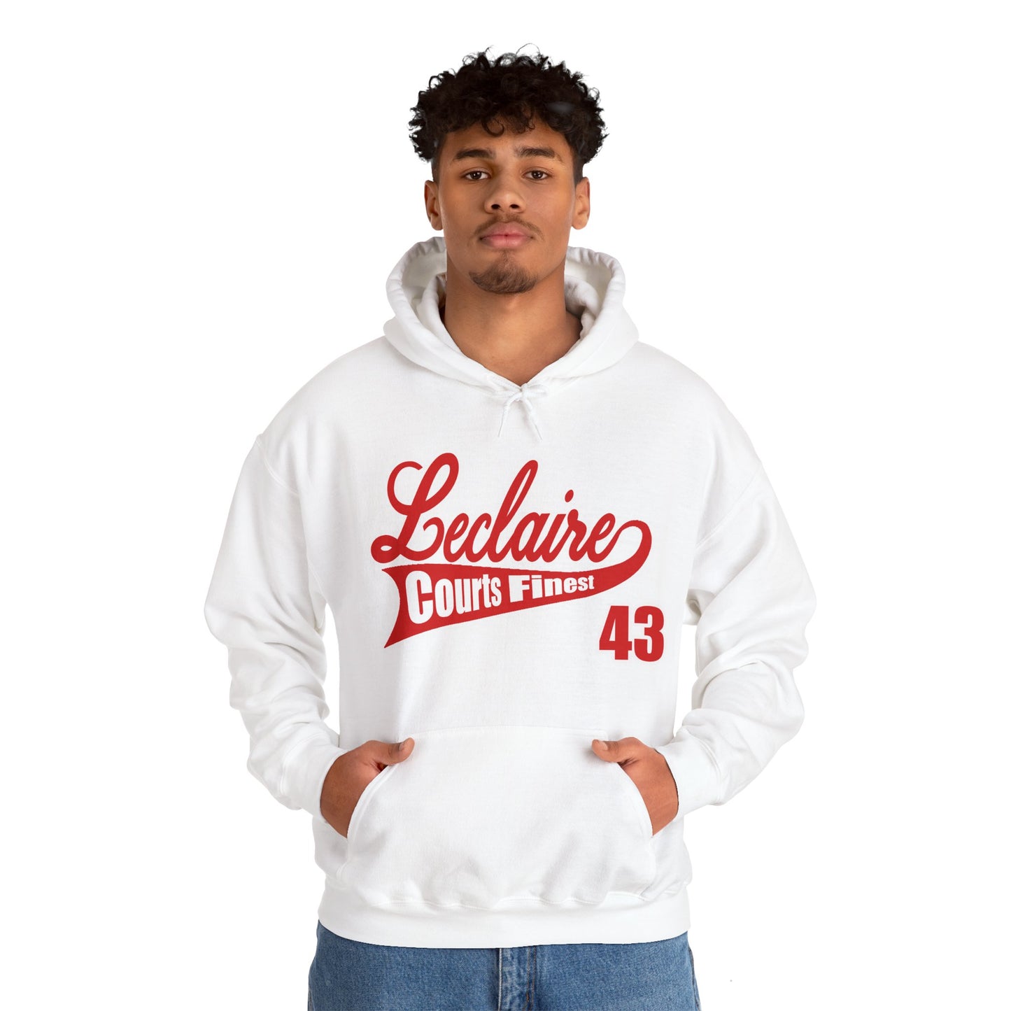 LECLAIRE COURTS FINEST CLASSIC SCRIPT HOODIE