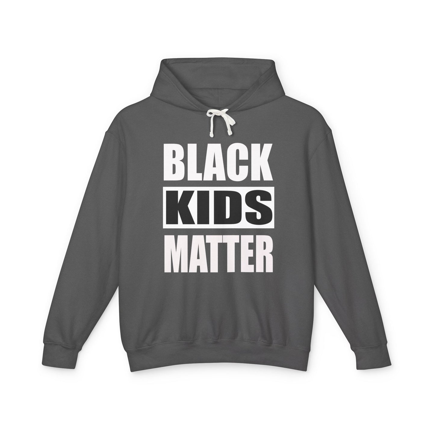 Unisex Lightweight Hooded Sweatshirt - Black Kids Matter