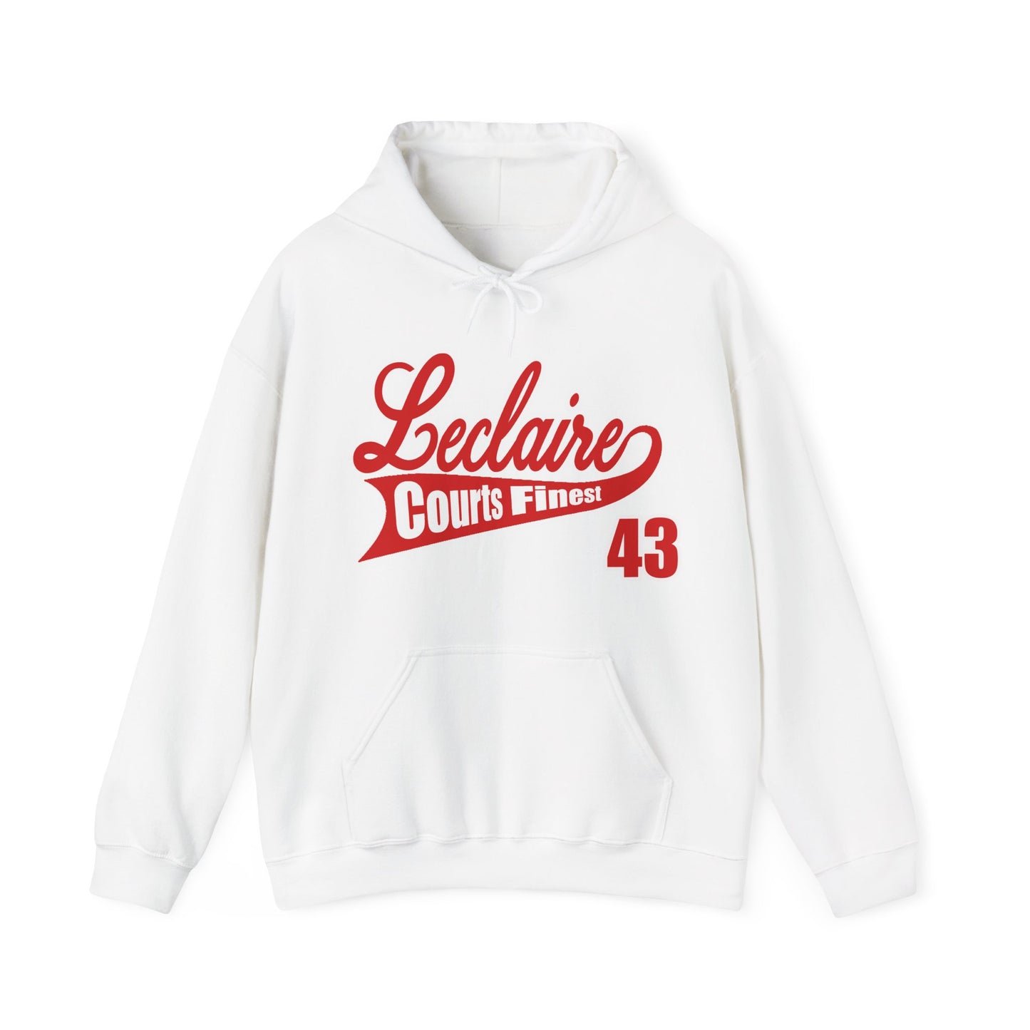 LECLAIRE COURTS FINEST CLASSIC SCRIPT HOODIE