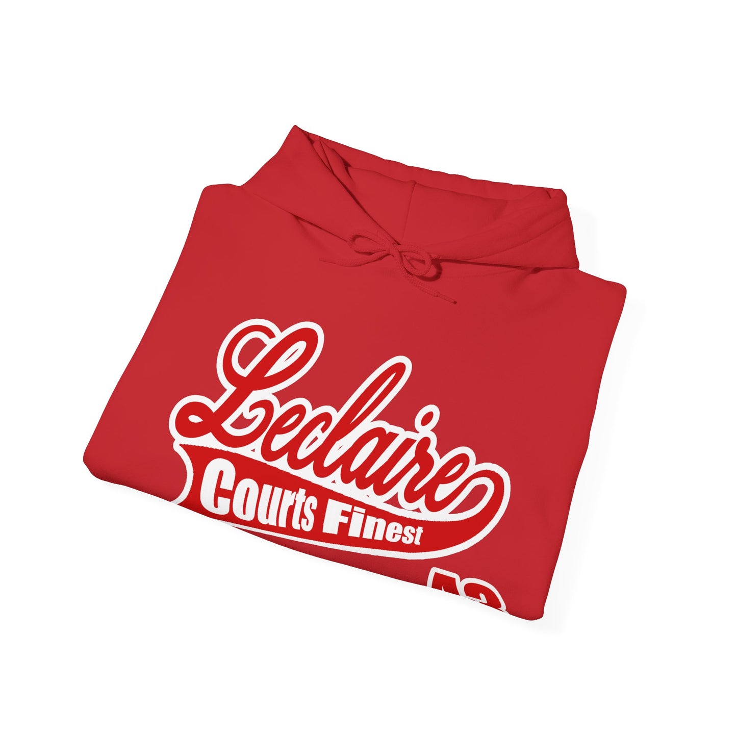 LECLAIRE COURTS FINEST CLASSIC SCRIPT HOODIE