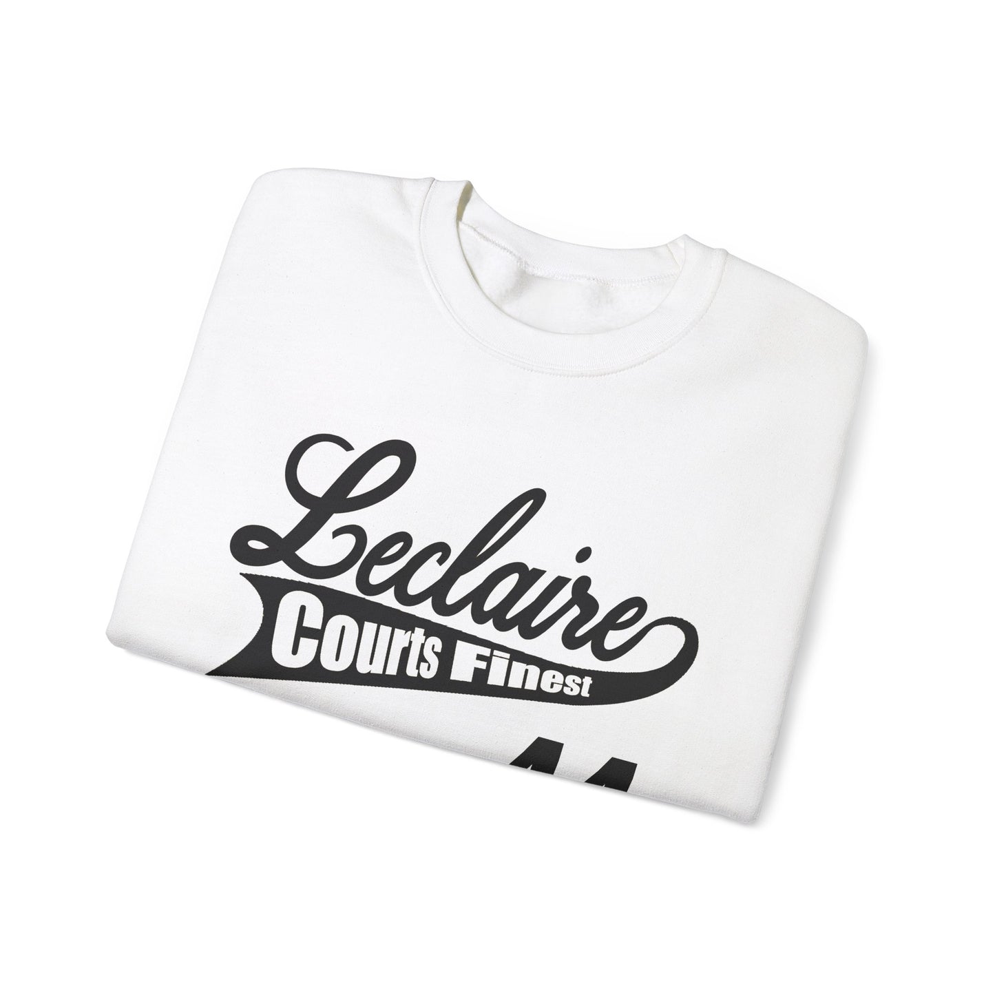 LECLAIRE COURTS FINEST CLASSIC SCRIPT SWEATSHIRT
