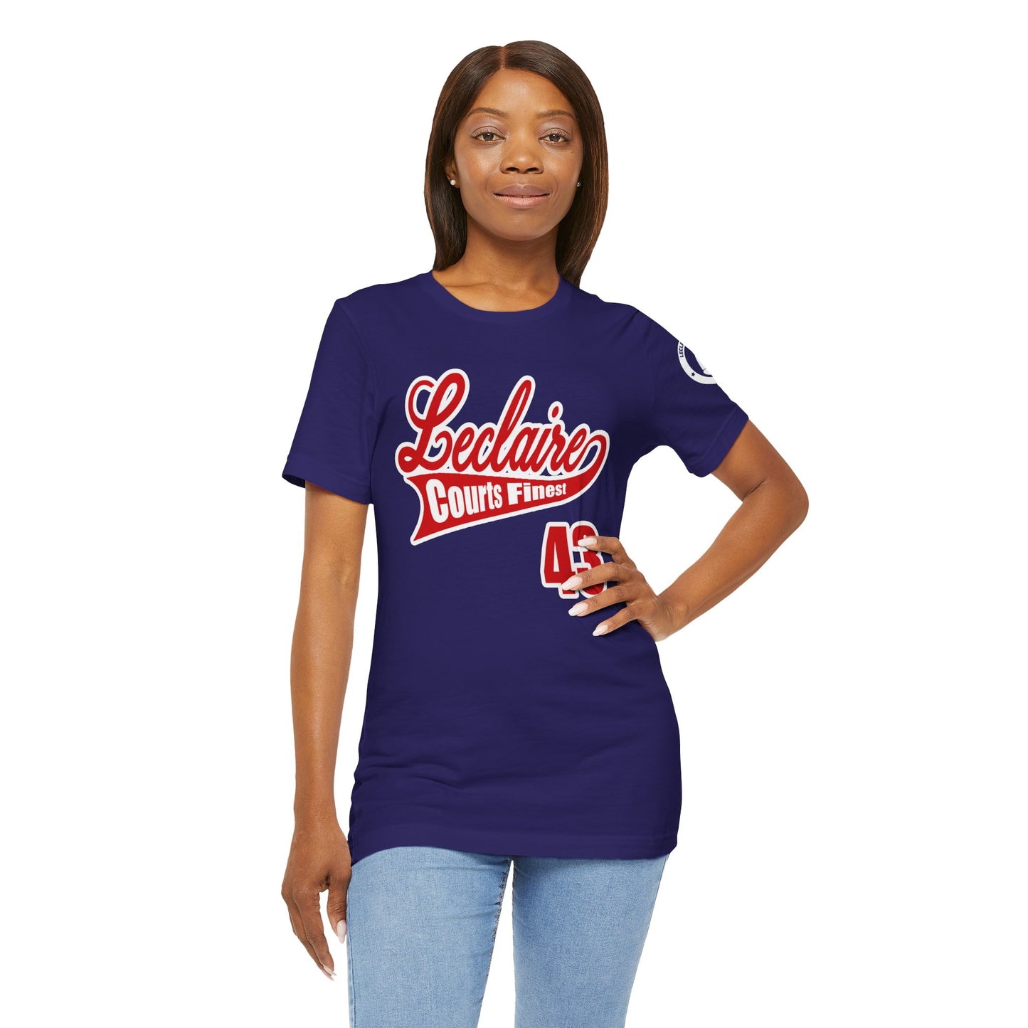 LeClaire Courts Finest Short Sleeve Tee - Casual Unisex T-Shirt for Sport Lovers