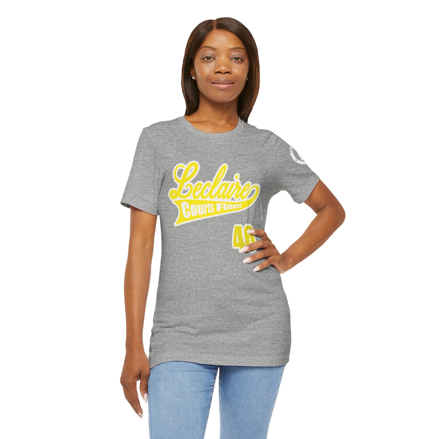 LeClaire Courts Finest Unisex Jersey Tee - Casual Retro Style Shirt