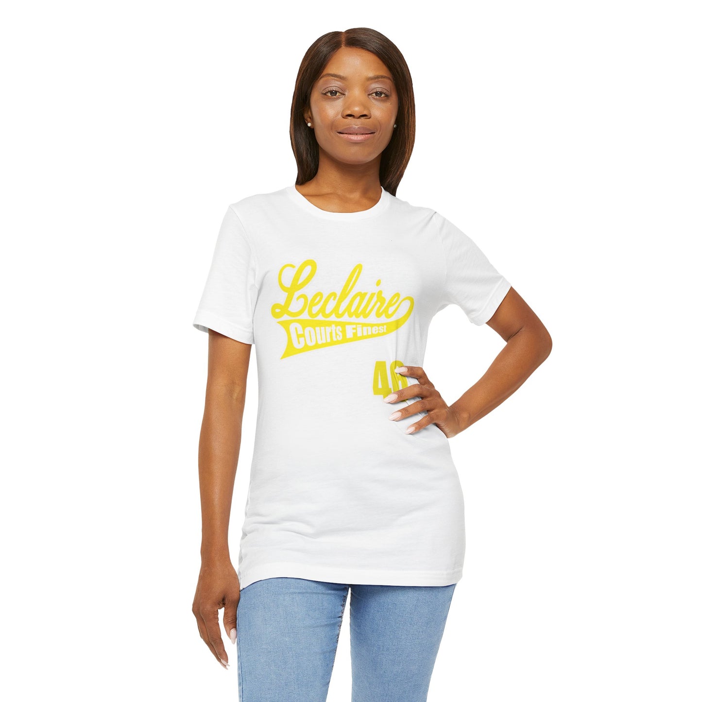 LeClaire Courts Finest Unisex Jersey Tee - Casual Retro Style Shirt