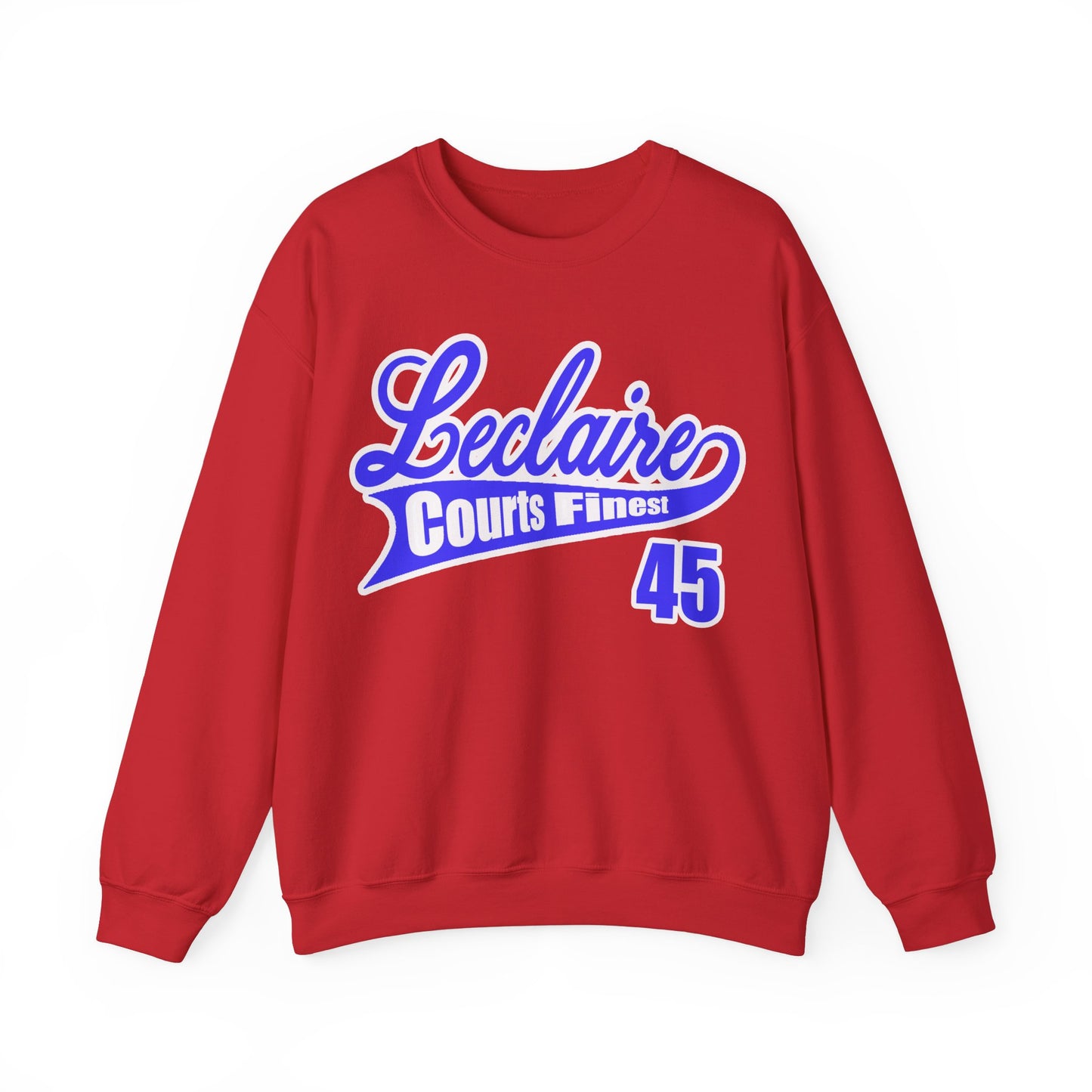 LECLAIRE COURTS FINEST CLASSIC SCRIPT SWEATSHIRT